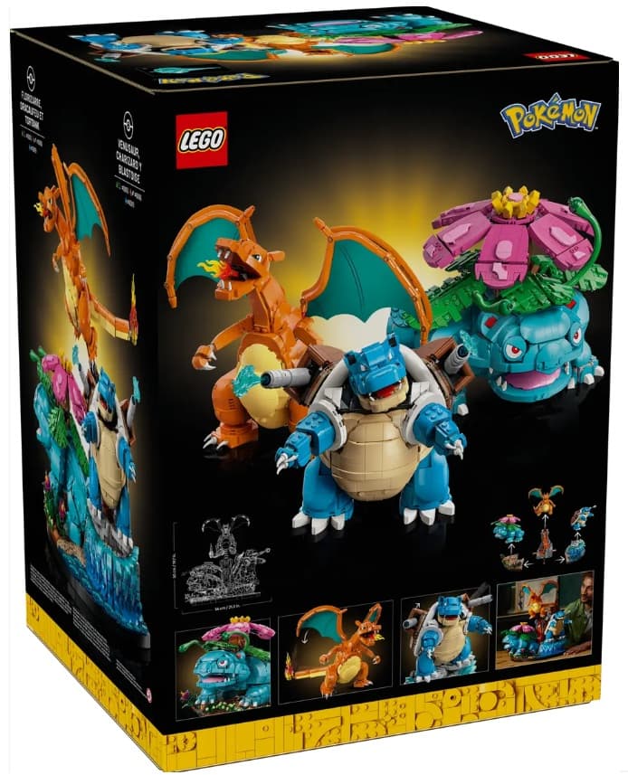 LEGO launches 18+ Pokémon collector line with limited 40892 Kanto badge GWP