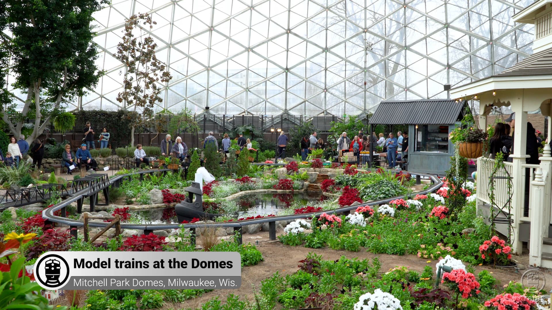 Garden-Scale Trains Return to Mitchell Park Domes, Tour Seven Modern Wonders