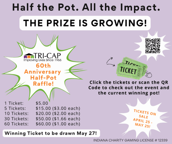 TRI-CAP wraps up Half the Pot raffle after 60th anniversary celebration