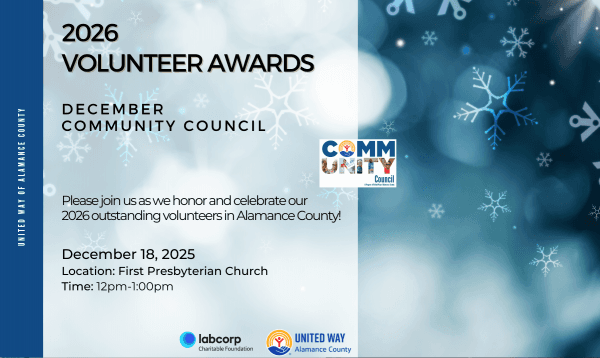 United Way Awards Volunteers, Labcorp Funds Local Nonprofit Grants