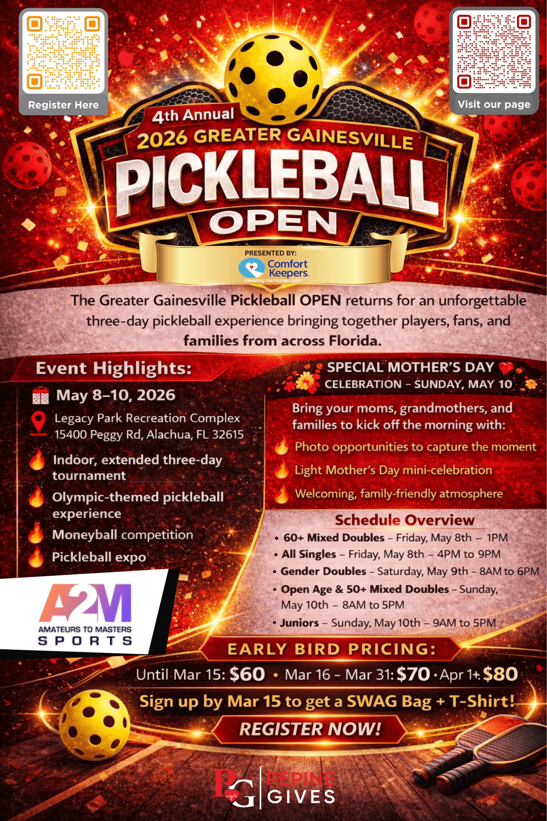 Greater Gainesville Pickleball Open blends juniors, expo and competition in Alachua