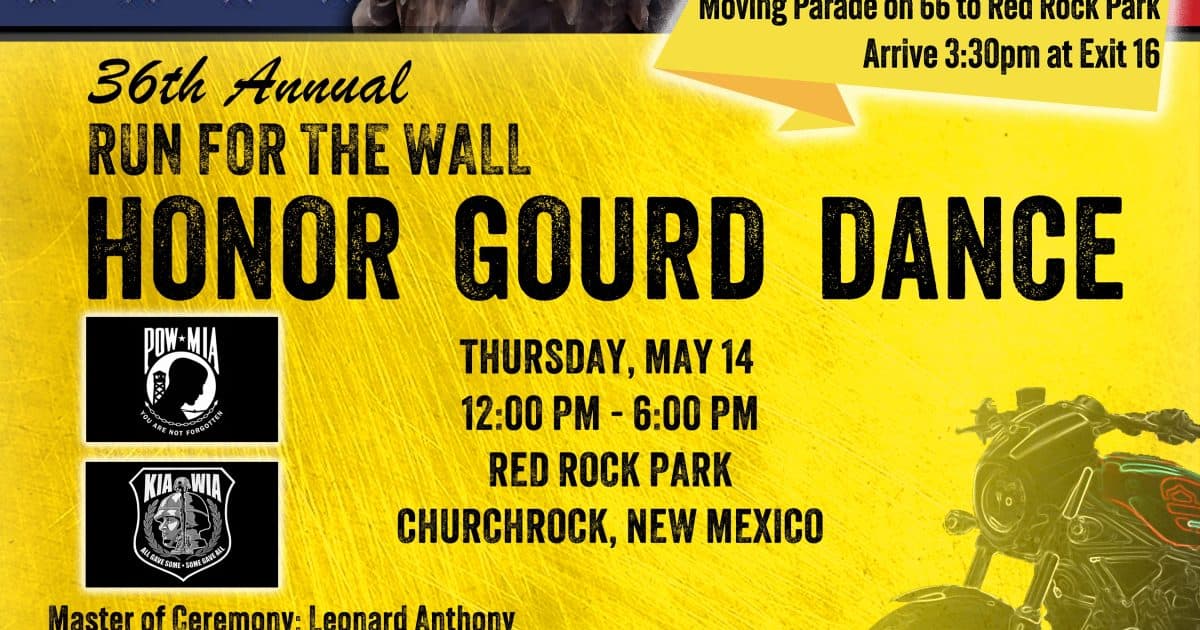 Gallup to host Honor Gourd Dance for Run for the Wall stop