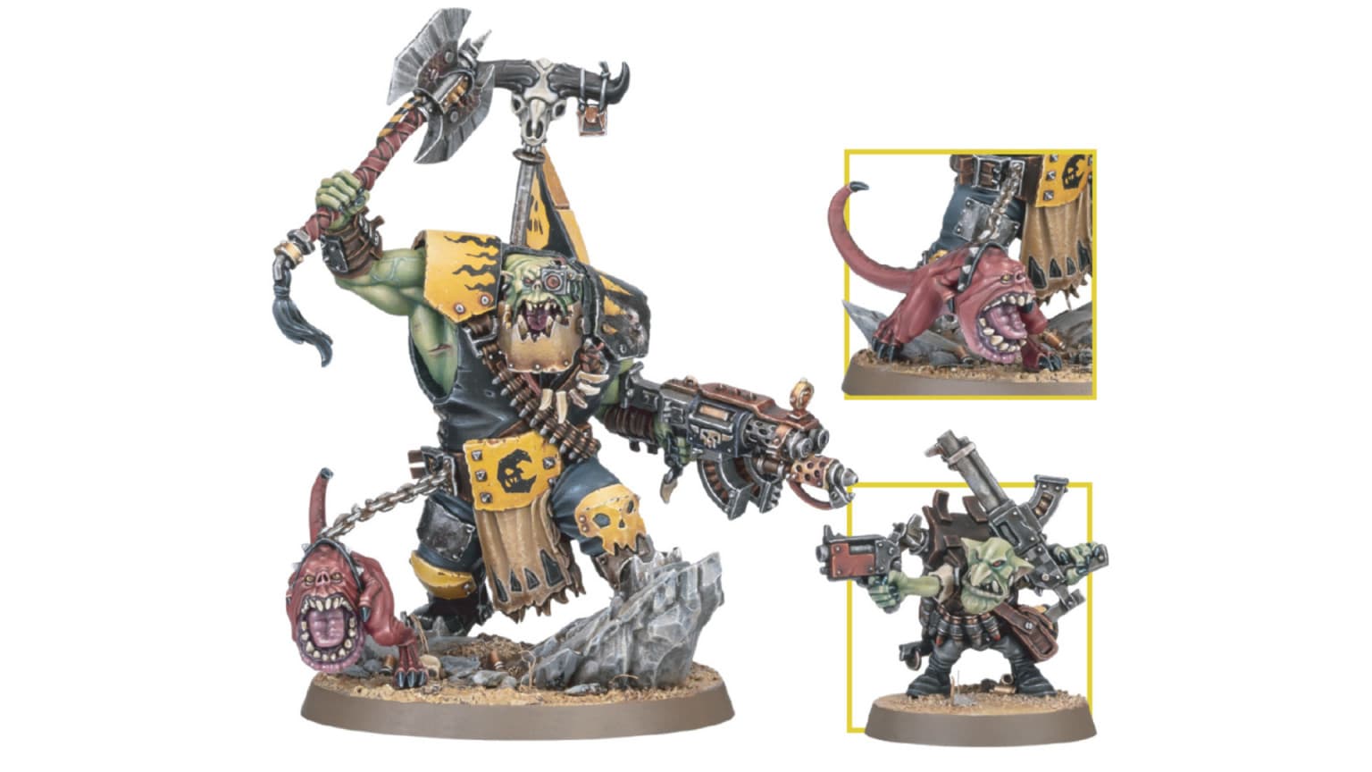 Warhammer reveals Ork in the Wild, first multipart plastic Warboss after leak