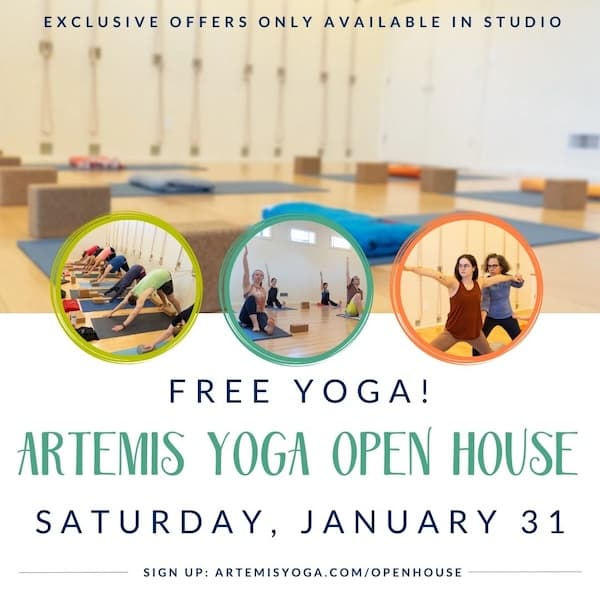Artemis Yoga Celebrates 10 Years with Free Beginner Open House Jan. 31