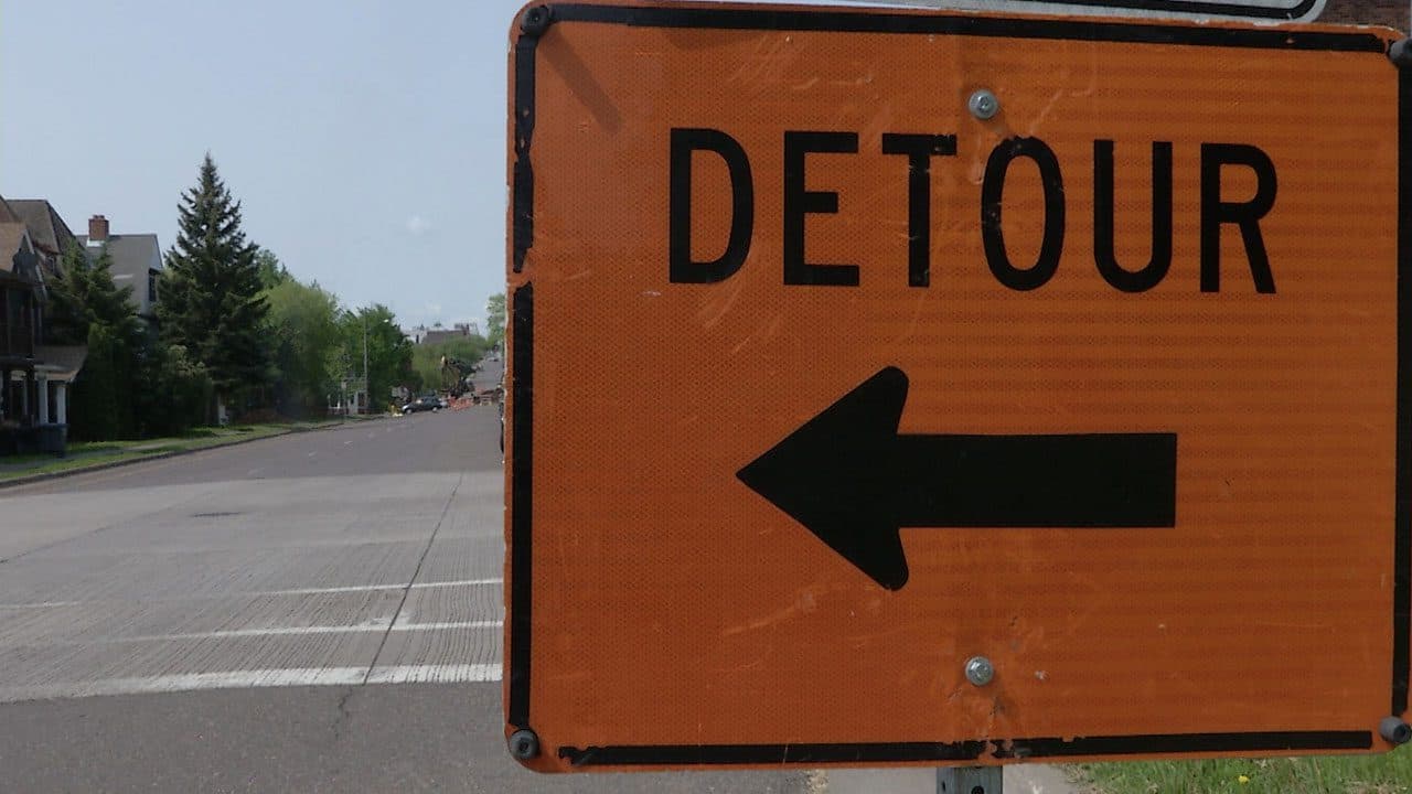 Detour begins Monday on Highway 2 in Solway Township project