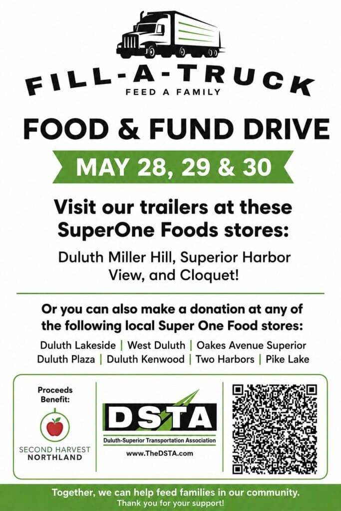 Duluth Superior Transportation Association kicks off annual food drive for summer
