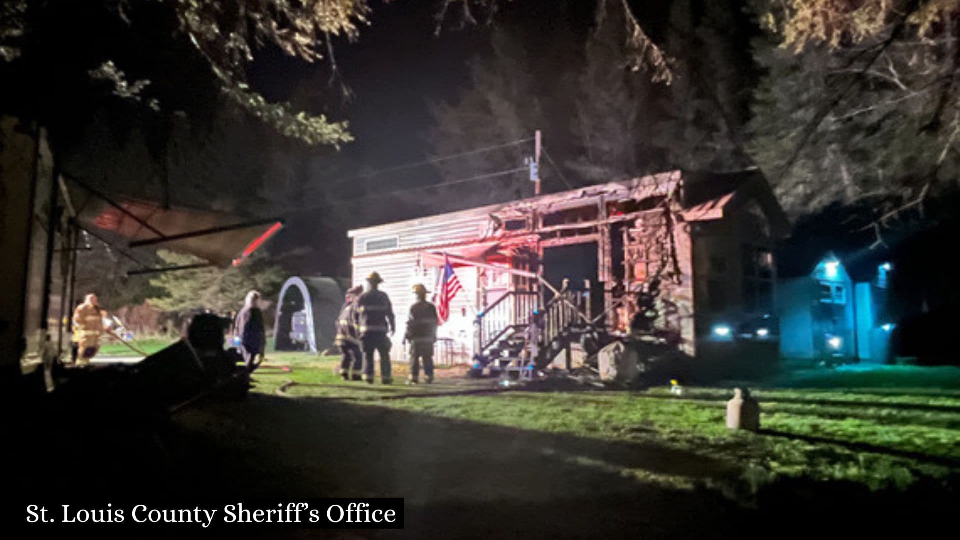Faulty gas grill sparks Orr deck fire, occupant treated for smoke inhalation