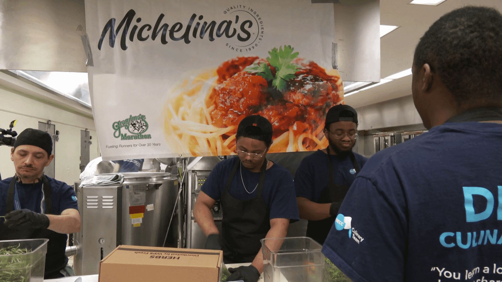 DECC preps 7,000 pounds of food for marathon spaghetti dinner