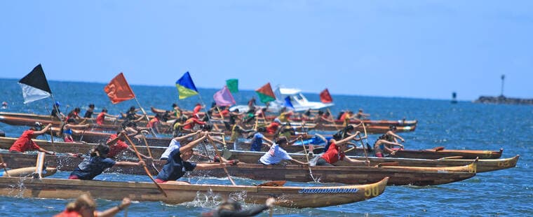 Big Island paddlers set the pace in 2026 Moku O Hawaii season