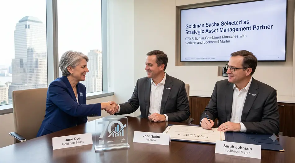 Goldman Sachs wins over $70 billion retirement plan mandates from Verizon, Lockheed Martin