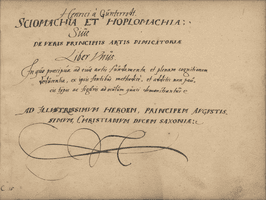 Heinrich von Gunterrodt’s 1579 treatise blends fencing and history