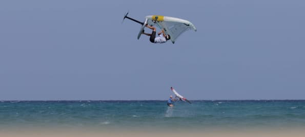 Wingfoilers get slow-motion Frontflip Frontside 360 tutorial from WING DAILY