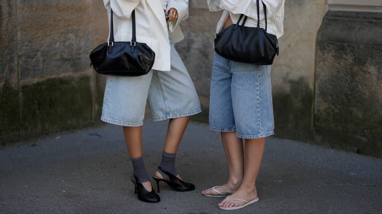 Heeled thong sandals revive '90s minimalism for summer 2026