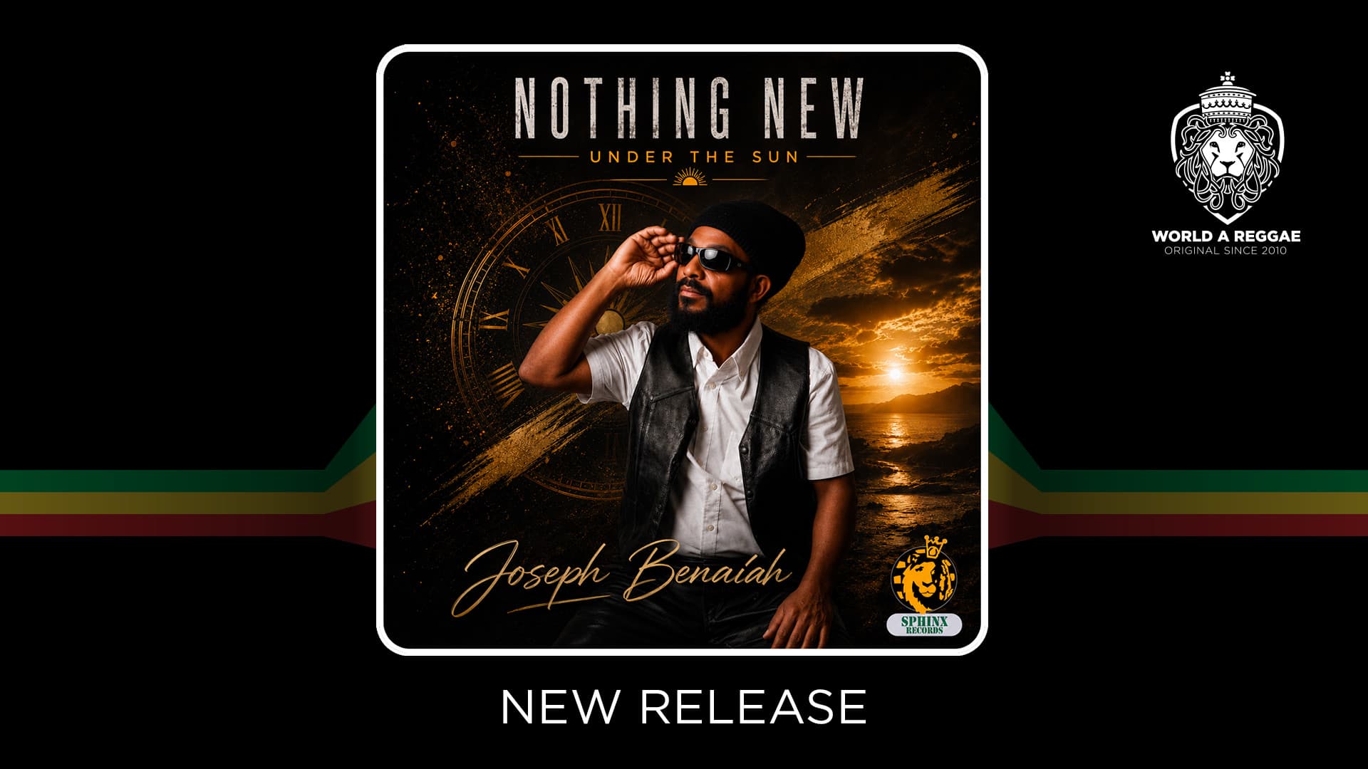 Joseph Benaiah re-releases roots-reggae single Nothing New Under the Sun