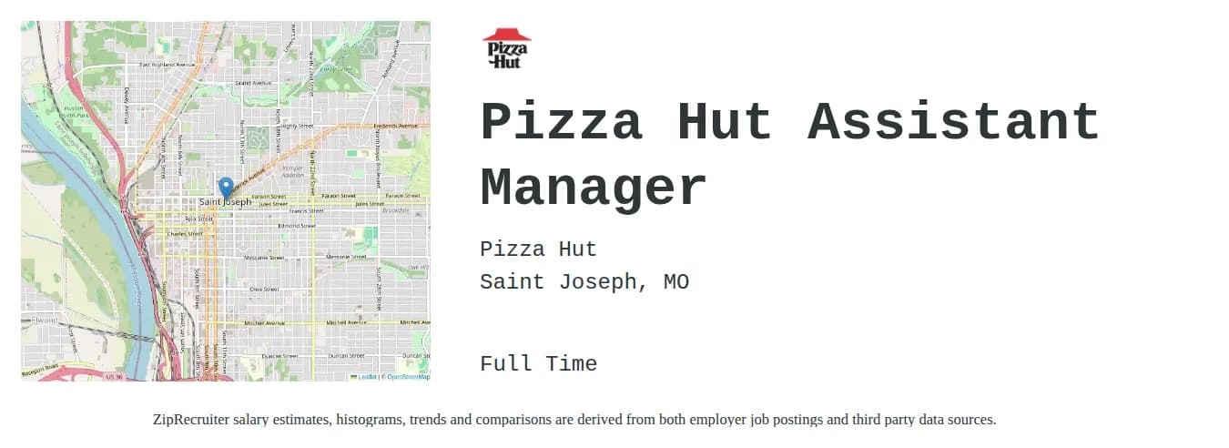 Pizza Hut Team Members Average $19.51 Hourly, $26,158 Annually in February 2026