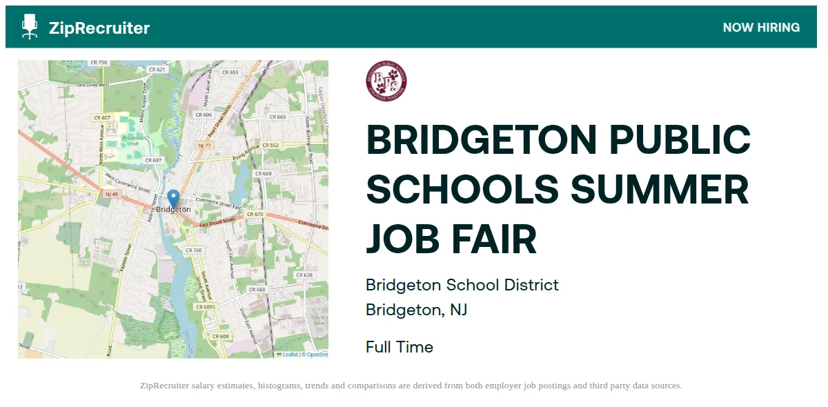 Bridgeton schools host summer job fair for district openings