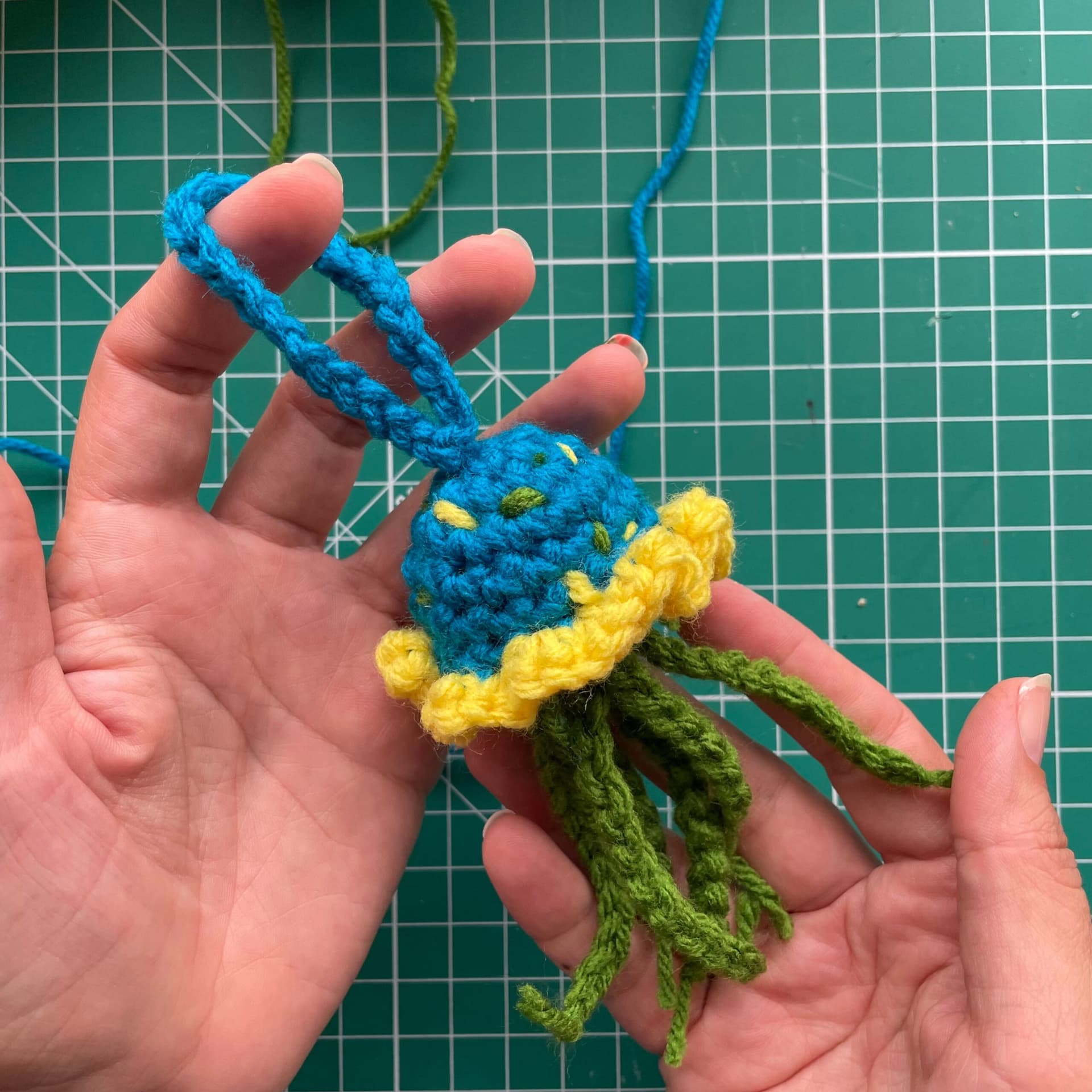 Crochet puzzle asks readers to identify back loop only single crochet