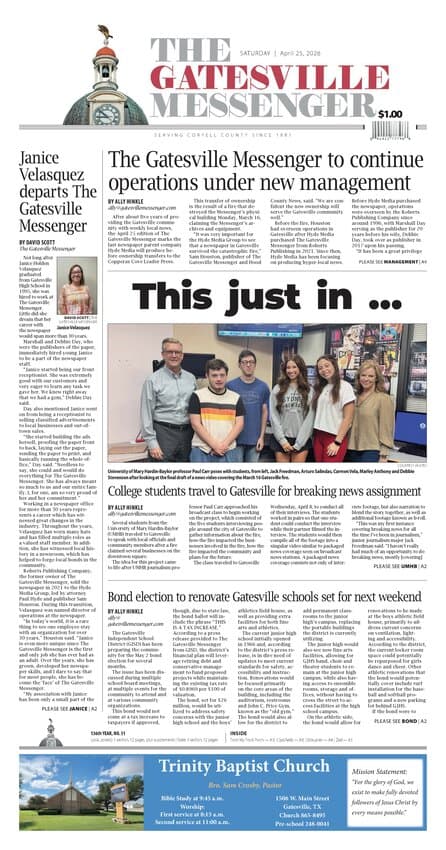Baylor researcher shows how 3D printing aids blind students in Gatesville