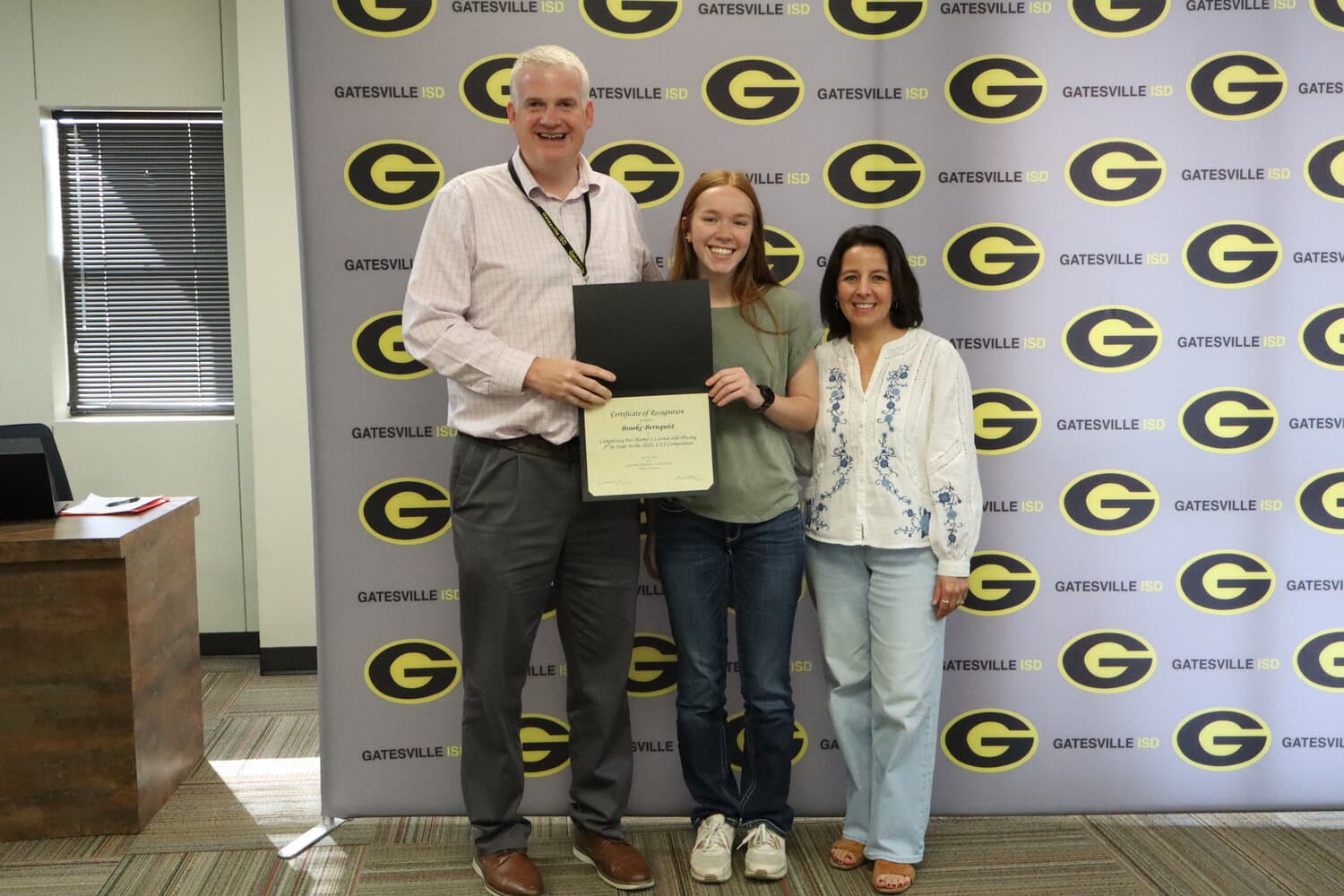 Gatesville ISD honors senior Brooke Bernquist for SkillsUSA success