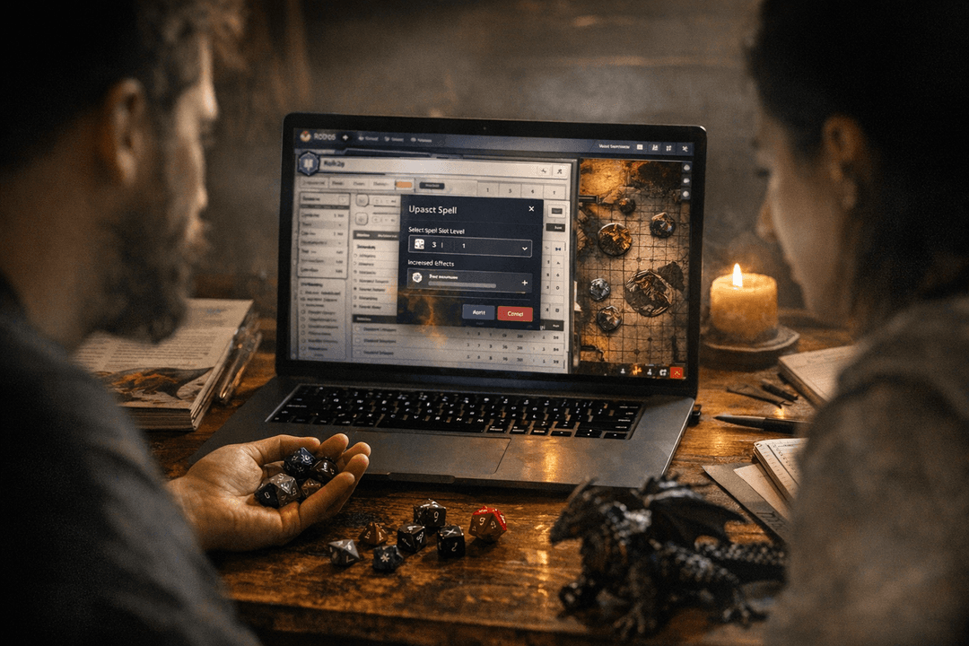 Roll20 Updates D&D 2024 Sheet and Builder with Upcasting, Action ...