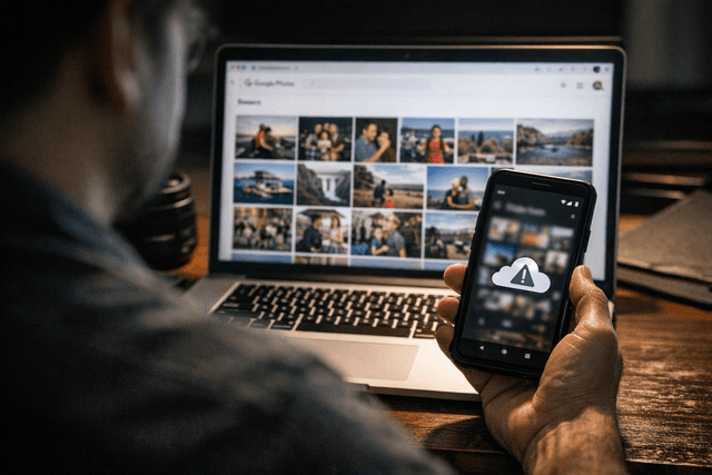 Google Photos web uploads fail to sync to Android and iOS apps | Prism News