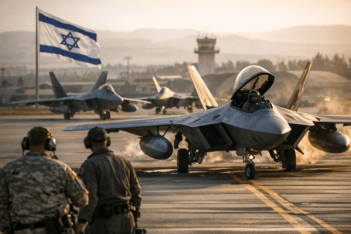 U.S. sends F-22 Raptors to Israel in largest temporary deployment of ...